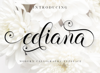 Ediana Calligraphy Font