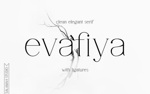 Evafiya Serif Font