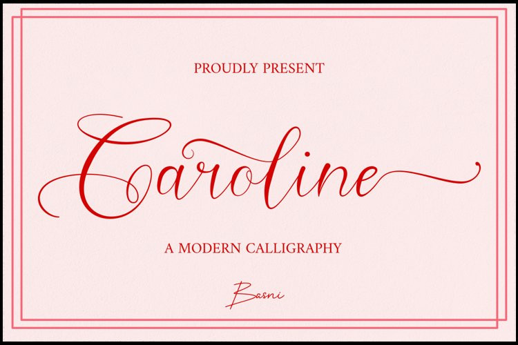 Caroline Calligraphy Font