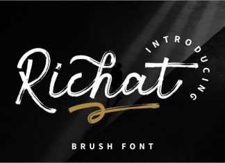 Richat Brush Font
