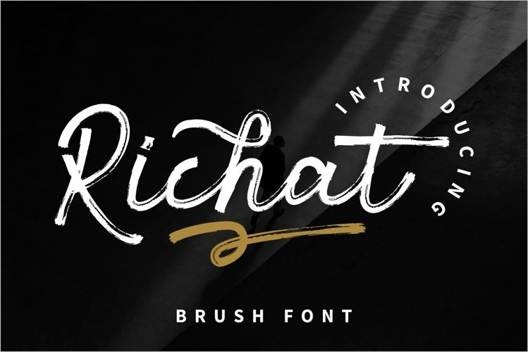 Richat Brush Font