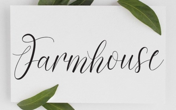Farmhouse Calligraphy Font