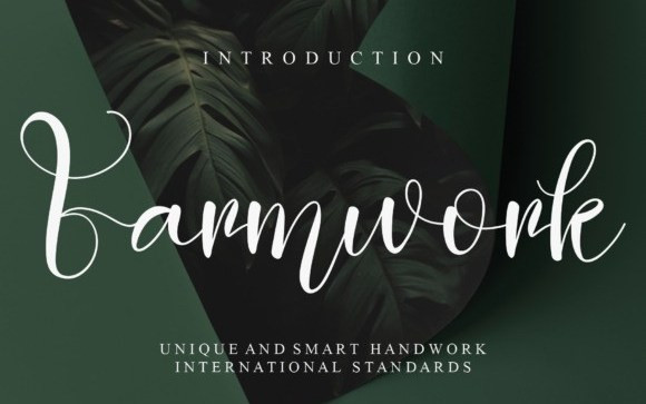 Farmwork Script Font