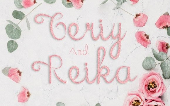 Geriy and Reika Calligraphy Font