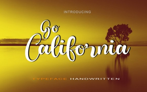Go California Calligraphy Font