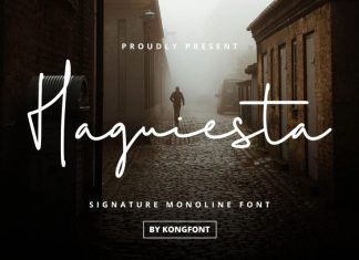 Haguiesta Handwritten Font