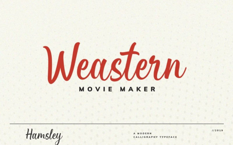 Hamsley Script Font