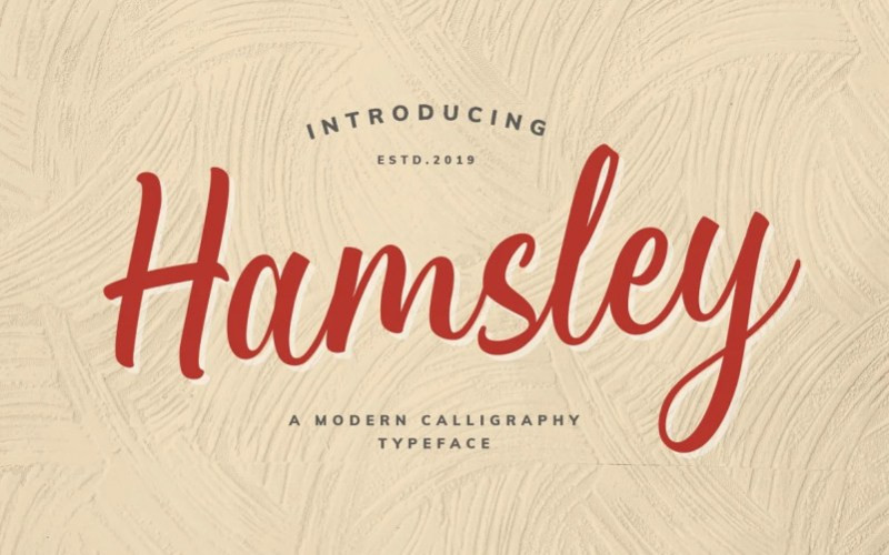 Hamsley Script Font