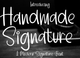 Handmade Signature Script Font