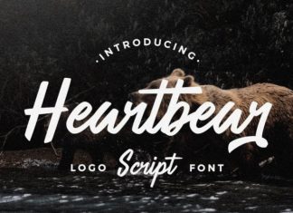 Heartbear Script Font