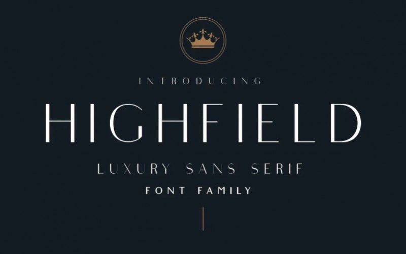 Highfield Sans Serif Font