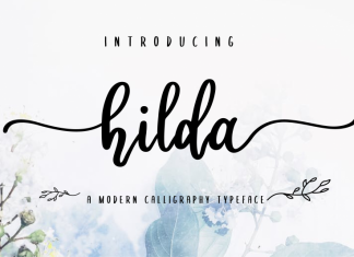 Hilda Calligraphy Font