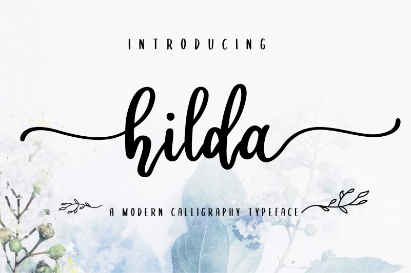 Hilda Calligraphy Font