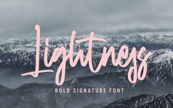 Lightness Script Font