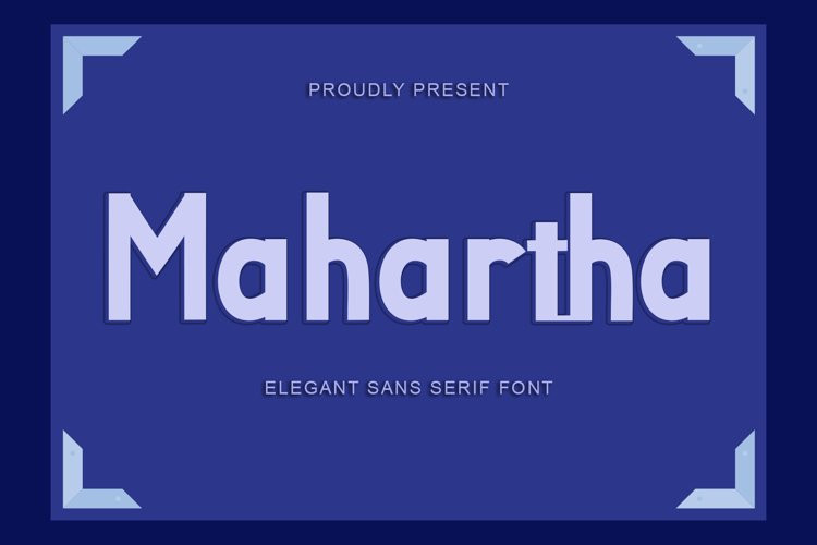 Mahartha Sans Serif Font