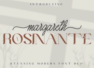 Margareth Rosinante Font Duo