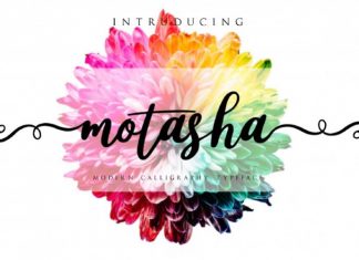Motasha Calligraphy Font