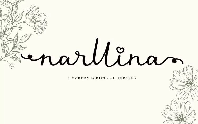 Narllina Script Font