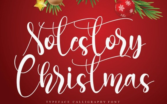 Notestory Christmas Calligraphy Font