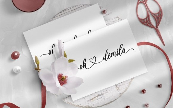 Oh Beauty Calligraphy Font