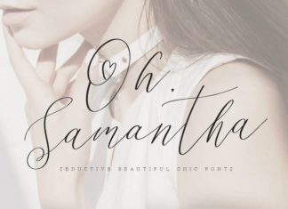 Oh Samantha Script Font