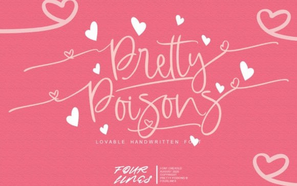 Pretty Poisons Script Font