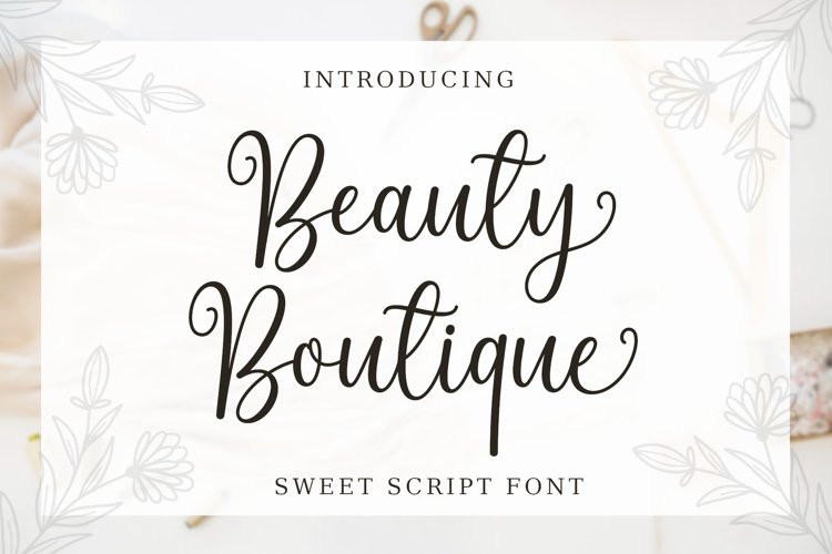 Beauty Boutique Calligraphy Font