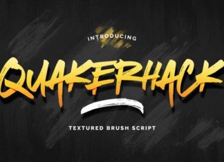 Quakerhack Brush Font