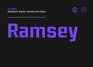 Ramsey Sans Serif Font