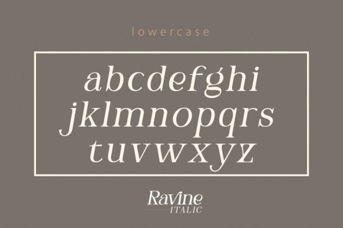 Ravine Serif Font