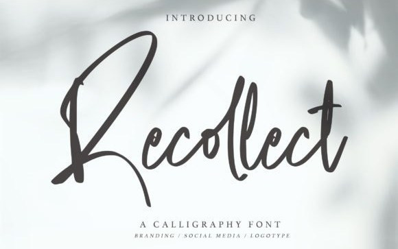 Recollect Script Font