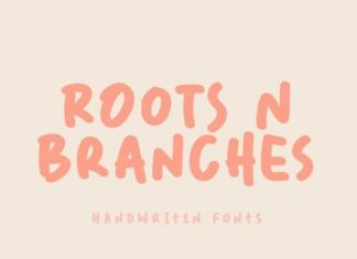 Roots N Branches Display Font