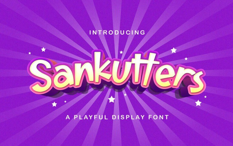 Sankutters Display Font