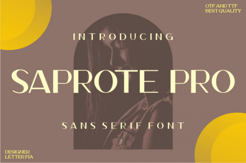 Saprote Pro Sans Serif Font
