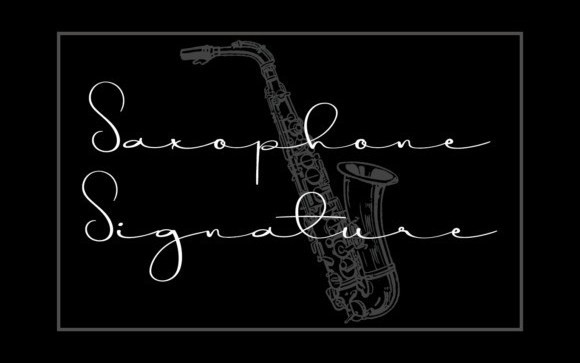 Saxophone Handwritten Font