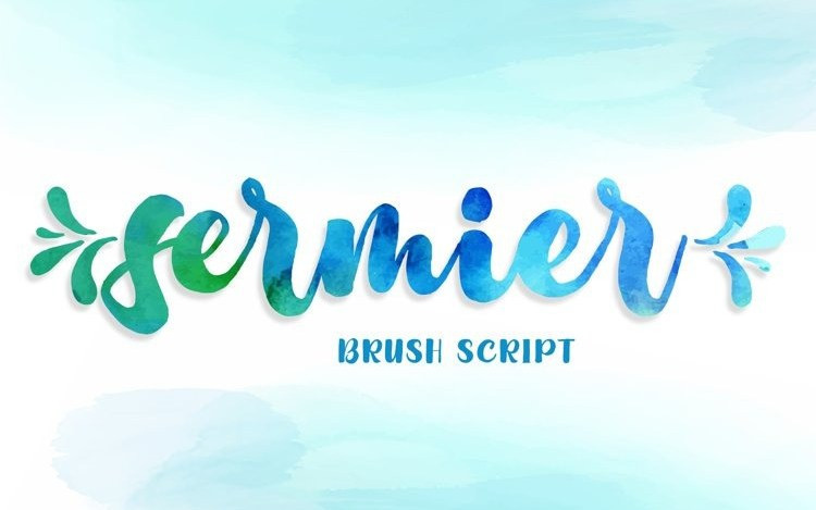 Sermier Script Font