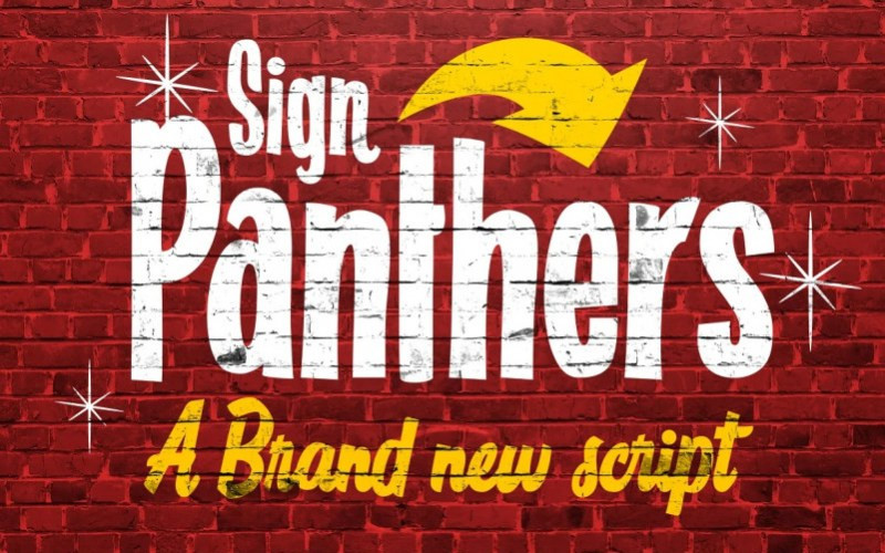 Sign Panthers Display Font