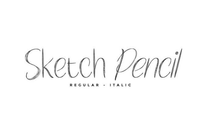 Sketch Pencil Brush Font