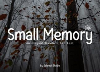 Small Memory Display Font