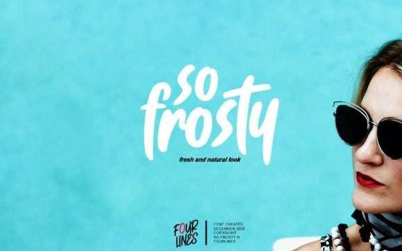 So Frosty Display Font