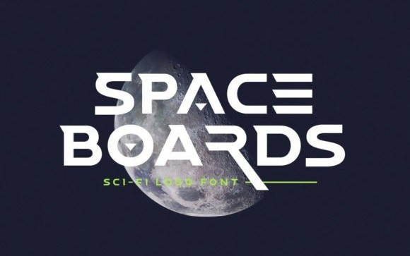 Space Boards Display Font
