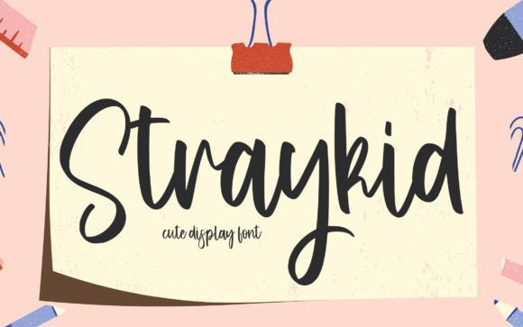 Straykid Script Font