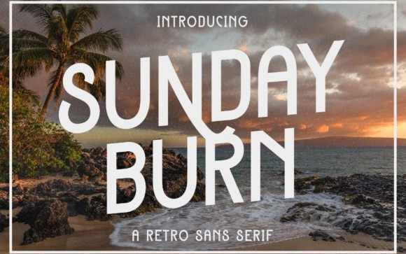 Sunday Burn Sans Serif Font