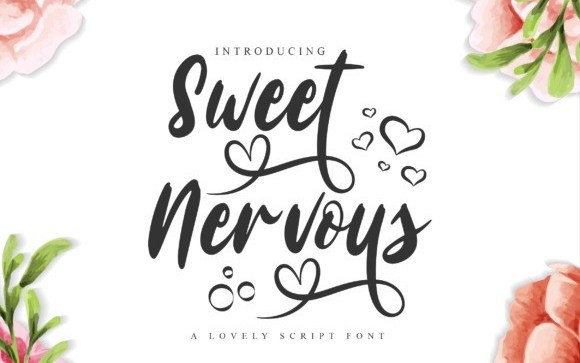 Sweet Nervous Script Font