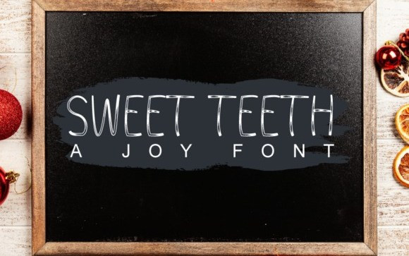 Sweet Teeth Display Font