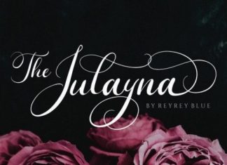 The Julayna Calligraphy Font