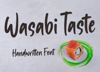 Wasabi Taste Display Font