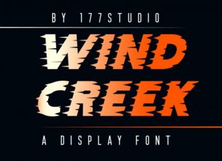 WIND CREEK Display Font