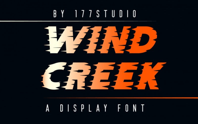 WIND CREEK Display Font