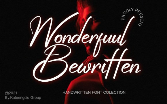 Wonderfuul Bewritten Script Font